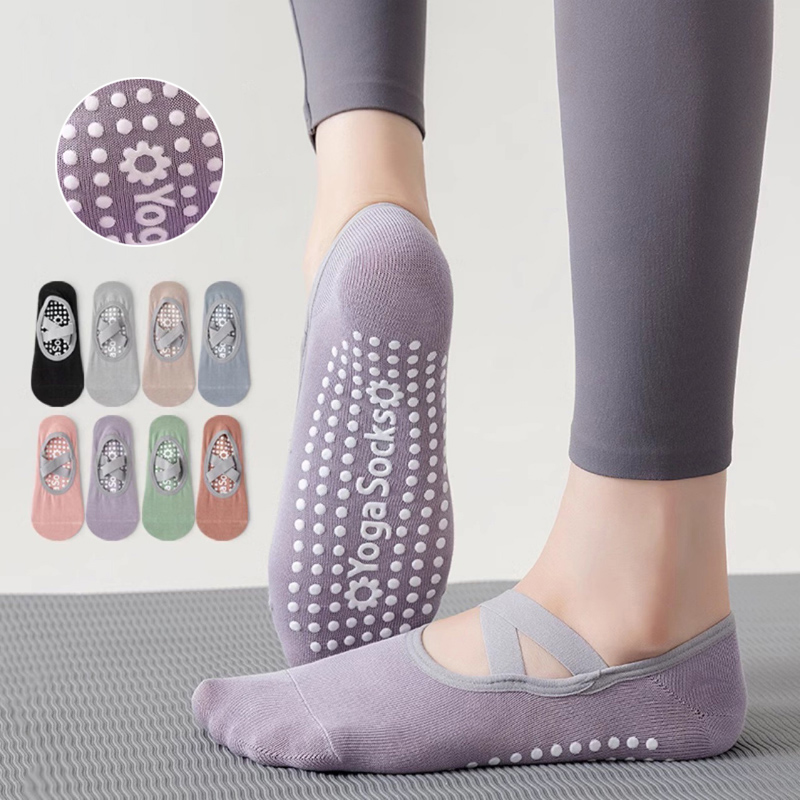 No Show Sock Women - Breathable Towel Bottom Yoga Socks Women