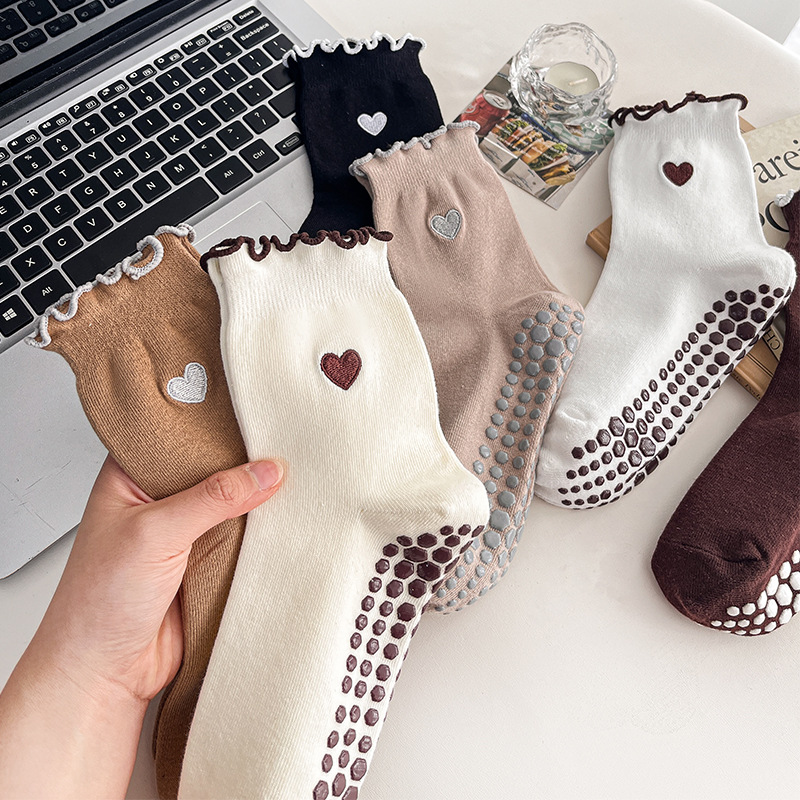 Yoga Socks Women Cotton Heart  - No Show Sock Women review and price