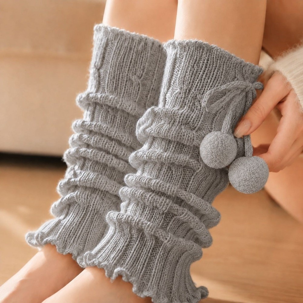 Knitted Knit Leg Warmers Cable - Boot Sock Slouchy review and price