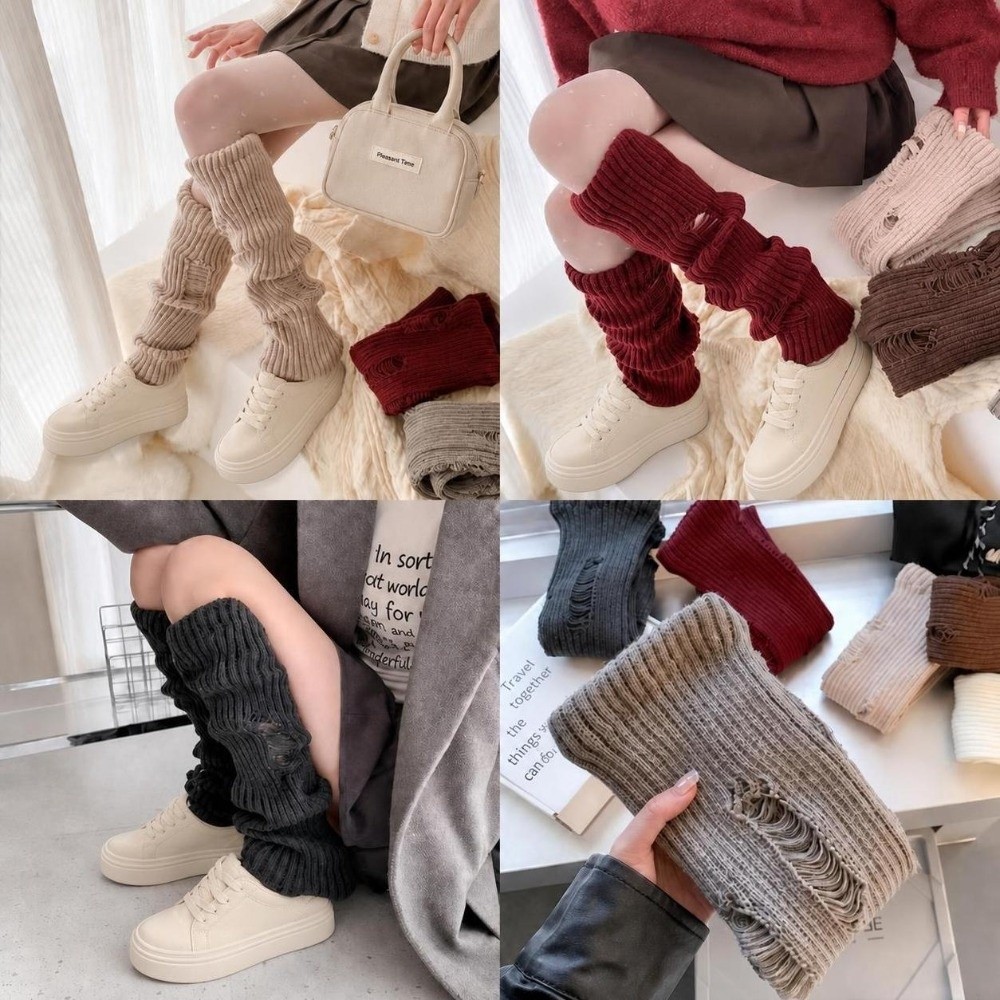 Warm Knit Leg Warmers Stretch  - Boot Sock Slouchy review and price