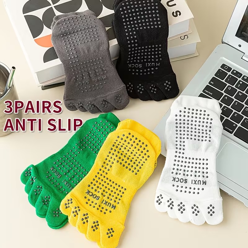 Men's 3-Pair Toe Socks Anti-Sl - Toe Sock Split review and price