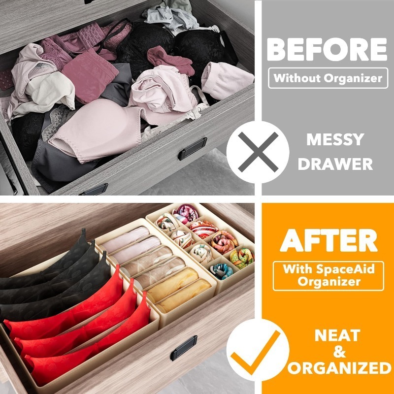 Sports Bra Underwear Organizer - Sock Organizer Tray review and price