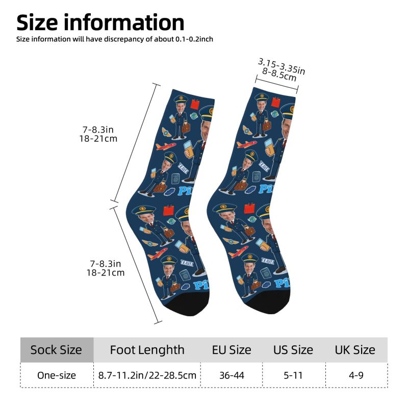 Novelty Men's Funny Pilot Cust - Dress Sock Men review and price