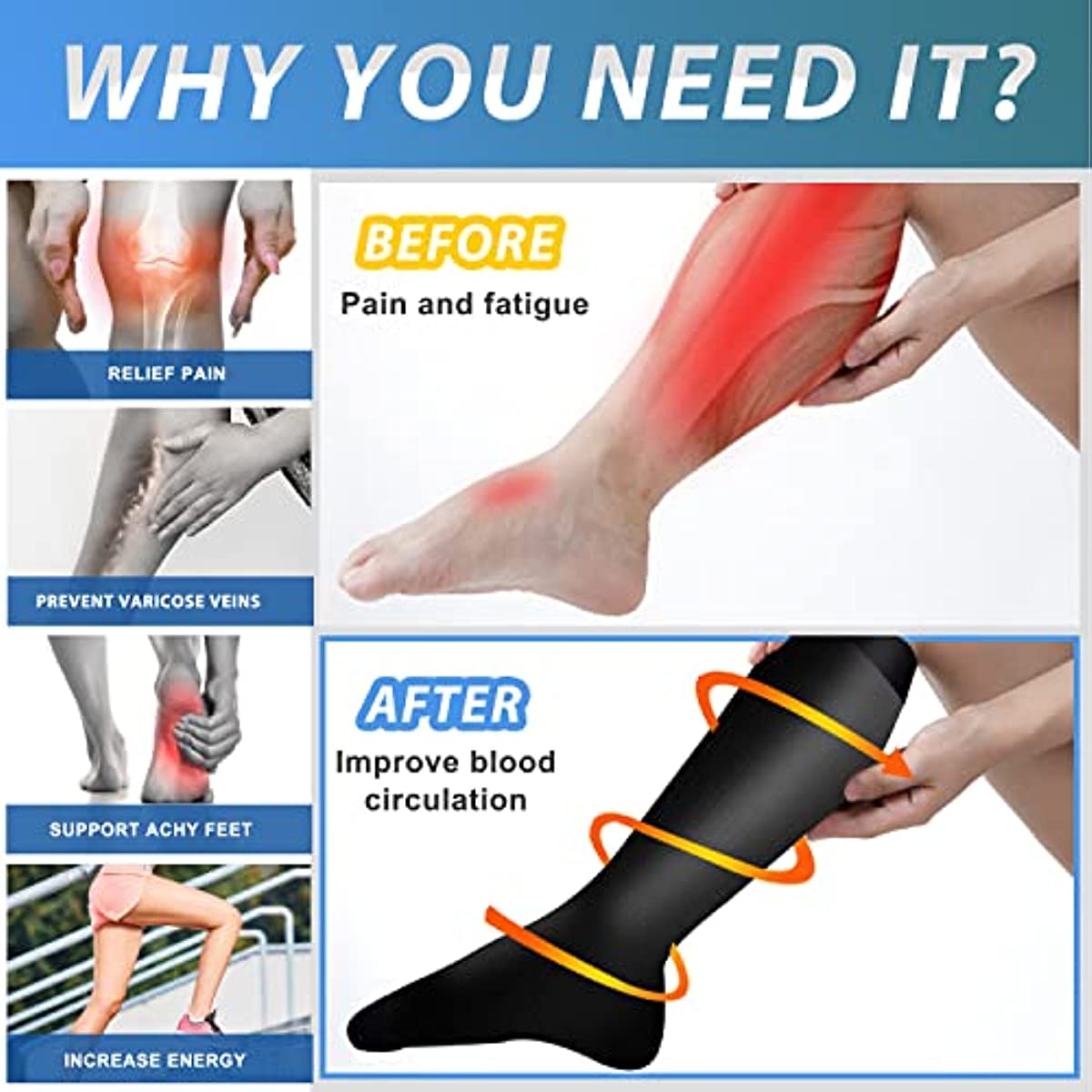 7 Pair Compression Socks Women - Compression Sock Medical review and price