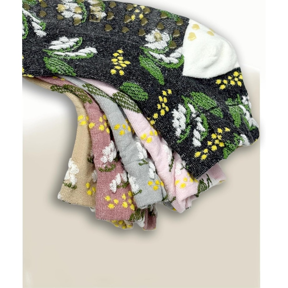 Floral Jacquard Yoga Socks for - Grip Sock Yoga review and price