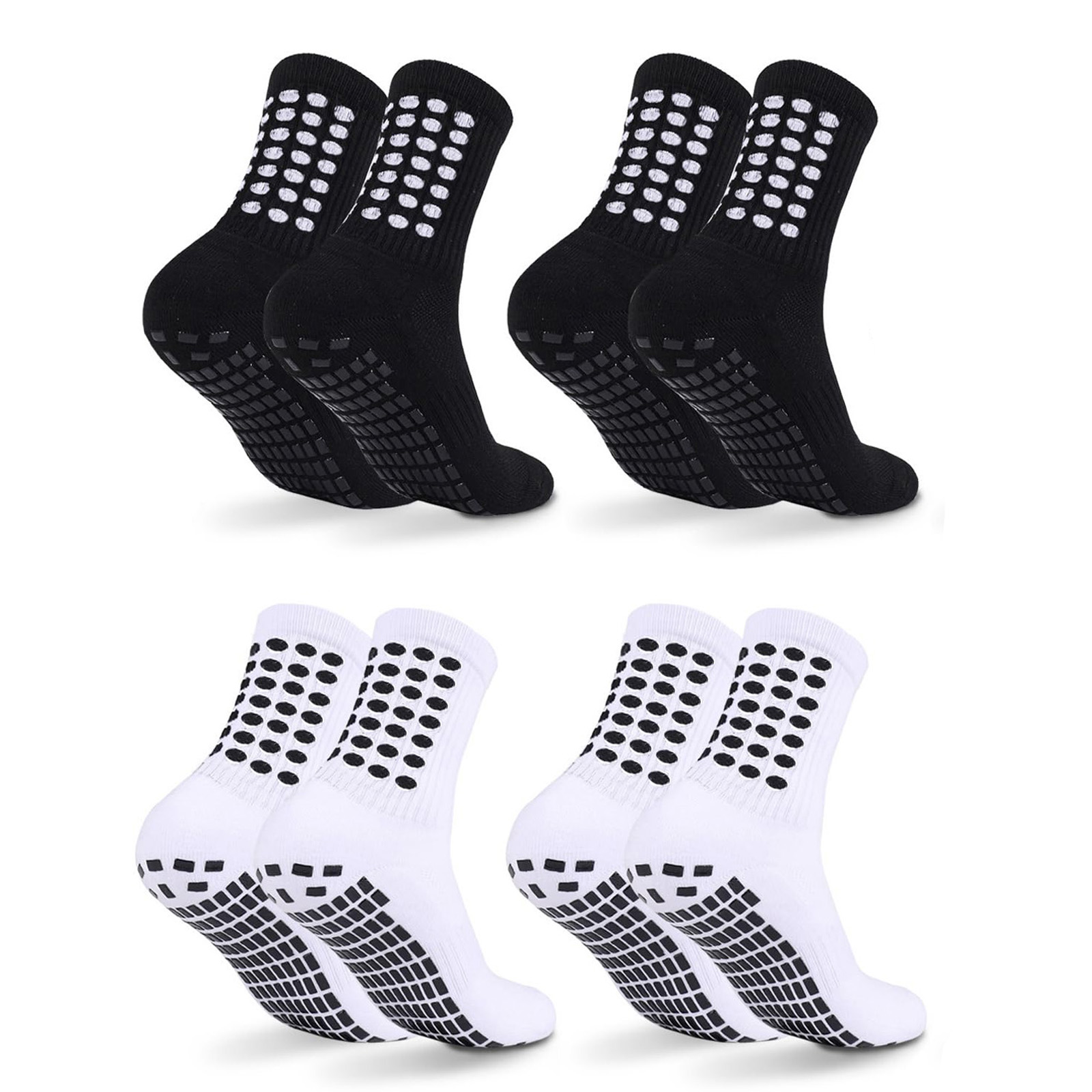4/8Pairs Kids Grip Soccer Sock - Athletic Sock Cushion review and price