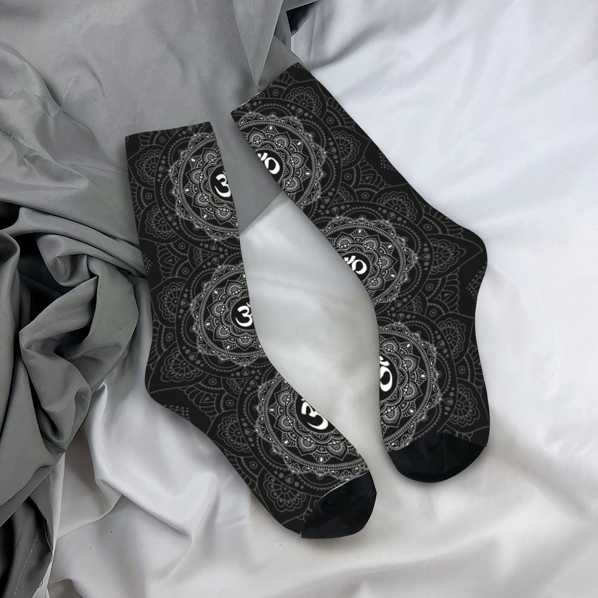 Custom Om Mandala Dress Socks  - Dress Sock Men review and price