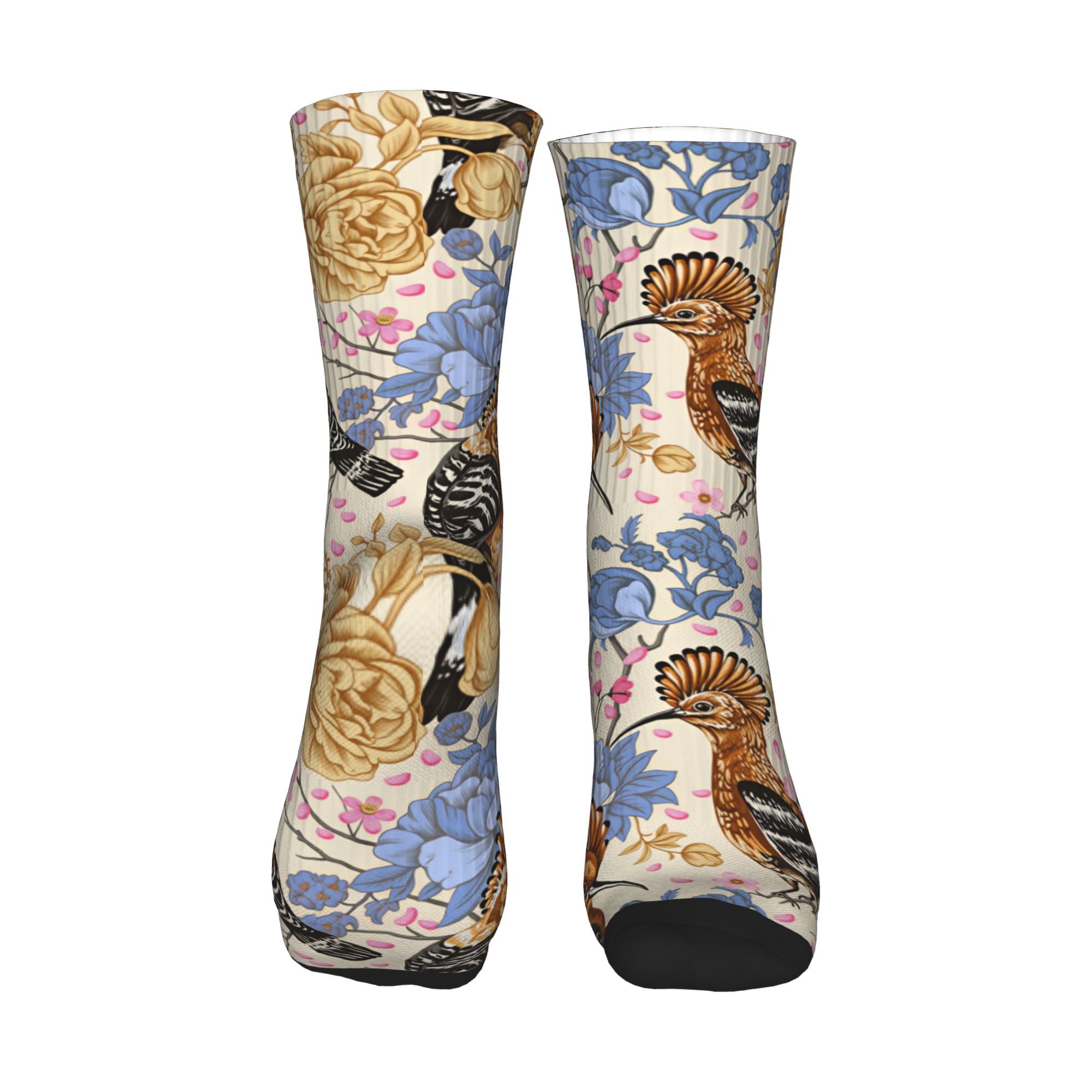 Hoopoe Bird Blue Peony Vintage - Dress Sock Men review and price