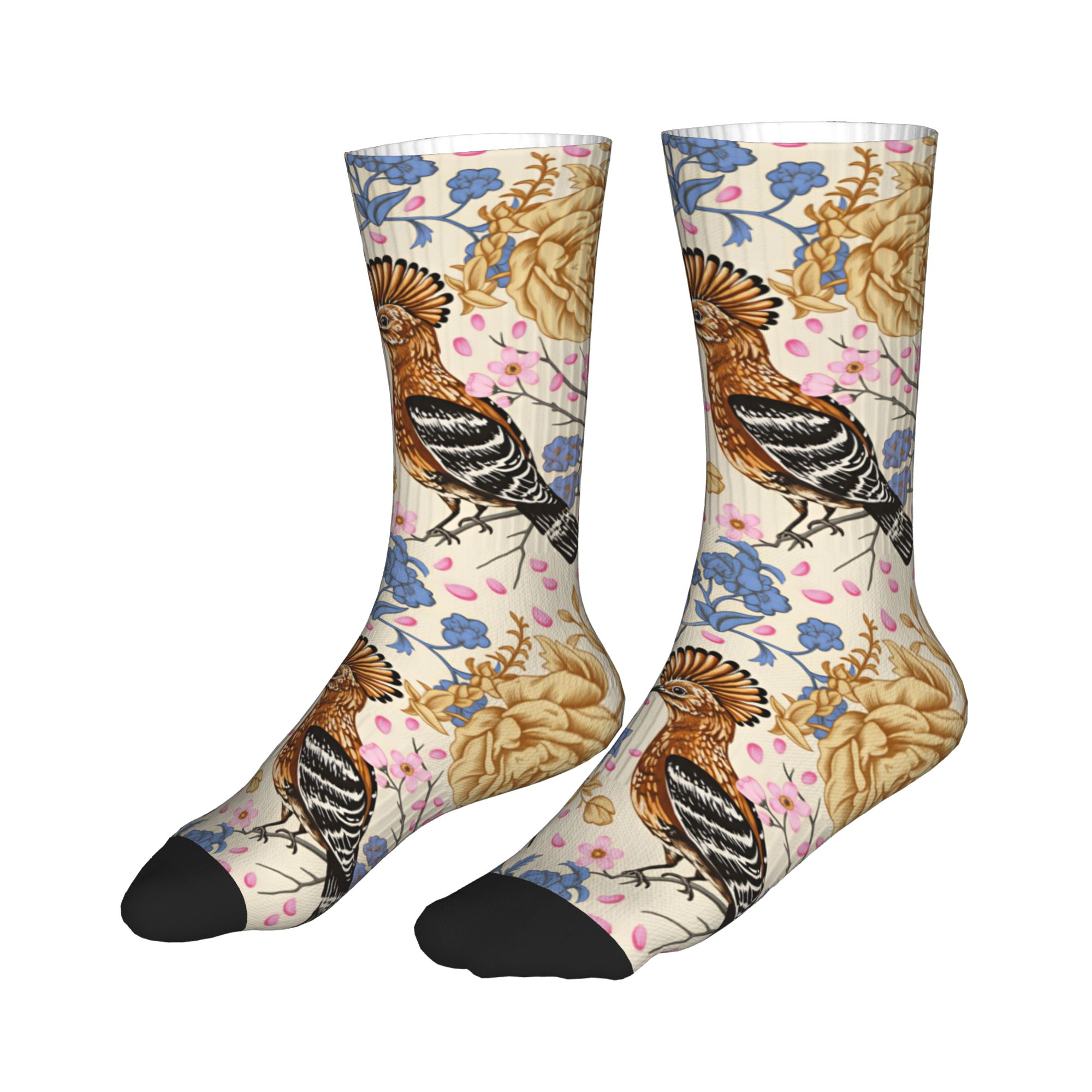Hoopoe Bird Blue Peony Vintage - Dress Sock Men review and price